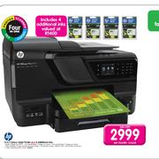 Hp 4-In-1 Colour Inkjet Printer Plus 4 Additional Inks-Each