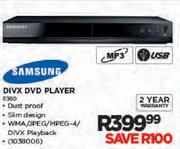 Samsung DIVX DVD Player(E360)-Each