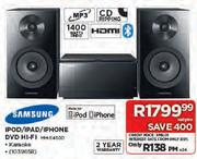 Samsung iPod/iPad/iPhone DVD Hi-Fi(MM-E4300)-Each