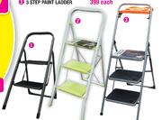 Stramm 3 Step Heavy Duty Ladder-Each
