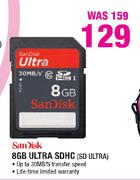Sandisk 8GB Ultra SDHC(SD Ultra)-Each