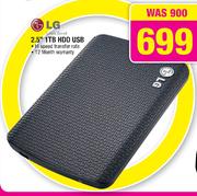 LG 2.5" 1TB HDD USB