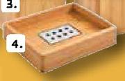 PnP Bamboo Rectangular Soap Dish-Each