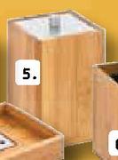 PnP Bamboo Rectangular Cotton Wool Holder-Each