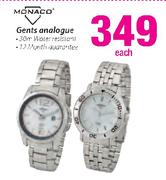 Monaco Gents Analogue Each