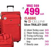 Classic by Cellini Trolley Case-50cm Each