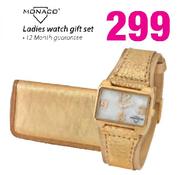 Monaco Ladies Watch Gift Set