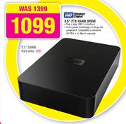 Western Digital 3.5" Hard Drive-2TB