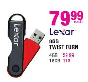 Lexar Twist Turn-16GB