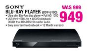 Sony Blu-Ray Player(BDP-S190)