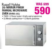 Russell Hobbs Mirror Finish Manual Microwave Oven-20Ltr(RHMA-20L)