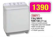 Defy White Twin Tub-7.5kg(DTT166)