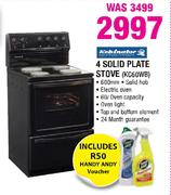Kelvinator 4 Solid Plate Stove(KC60WB)