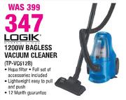 Logik Bagless Vacuum Cleaner-1200W(TP-VC612B)