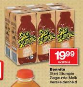 Bonnita Steri Stumpie Gegeurde Melk Verskeidenheid-6 x 200ml