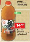 Dairy Belle Real 100% Vrugtesapmengsel Verskeidenheid-1.5L Elk