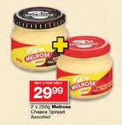 Melrose Cheese Spread Assorted-2 x 250g