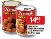 Spekenam Smoked Viennas-275g Or Viennas In Brine-390g Each