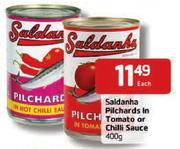Saldanha Pichards In Tomato Or Chilli Sauce-400g Each
