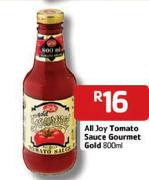 All Joy Tomato Sauce Gourmet Gold-800ml
