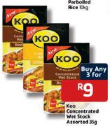 Koo Concenterated Wet Stock-3 x 35gm