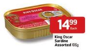 King Oscar Sardine-106gm Each