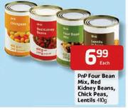 Pnp Four Beam Mi Red kidney Beans, chick Peas, Lentils-410gm Each