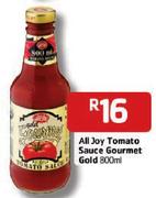 All Joy Tomato Sauce Gourmet Gold-800ml