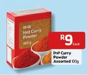 PnP Curry Powder Assorted - 100g Each