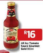 All Joy Tomato Sauce Gourmet Gold - 800ml