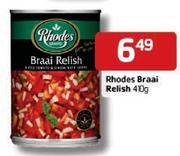 Rhodes Braai Relish - 410g
