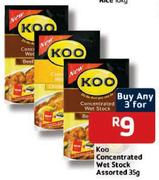 Koo Concentrated Wet Stock Assorted-3 x 35g