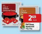 PnP Soup Assorted 45g-85g Each