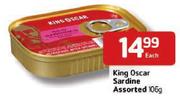King Oscar Sardine Assorted-106g Each