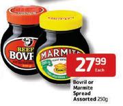 Bovril or Marmite Spread-250g Each