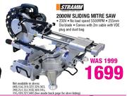 Stramm 2000W Sliding Mitre Saw