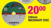 230mm Masonary Disc-Each