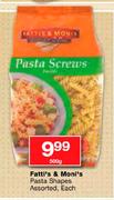 Fatti's & Moni's Pasta Shapes Assorted-500g Each