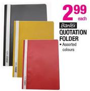 Bantex Quotation Folder Each