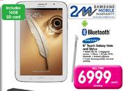 Samsung 8" Touch Galaxy Note And Stylus(N5100)