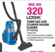Logik 1200W Bag Less Cylinder Vacuum Cleaner (TP-VC612B)