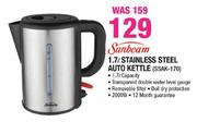 Sunbeam 1.7L Stainless Steel Auto Kettle (SSAK-170)