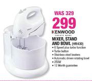 Kenwood Mixer, Stand & Bowl (HM430)