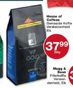 House of Coffees Gemaalde Koffie Verskeidenheid-250g Elk