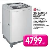 LG Dual Direct Drive Topload Washer-12kg(T1203AFPT1)