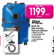 Wap Multi 20 Wet And Dry Vacuum Cleaner(10/1030)