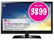 LG 32"(81cm) FHD LED TV(32LV3400)