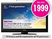 Sinotec 26"(54cm) HRD LCD TV(ST-26KC70ENB)