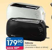 Safeway 4-Slice Toaster-Each