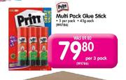 Pritt Multi Pack Glue Stick-43g Each